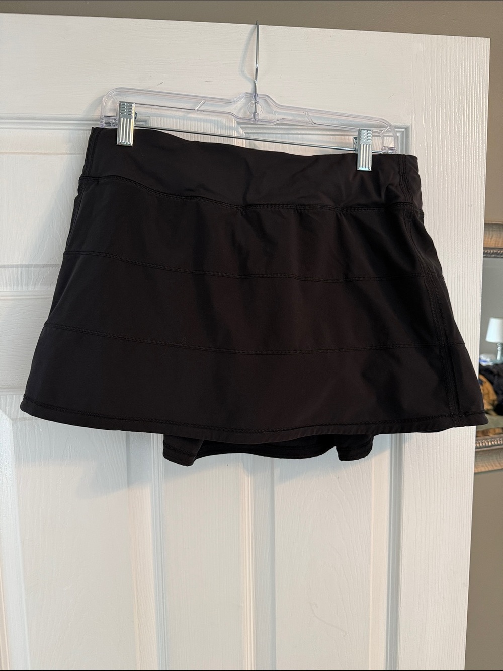 lululemon athletica Black Athletic Skort with Built-In Shorts